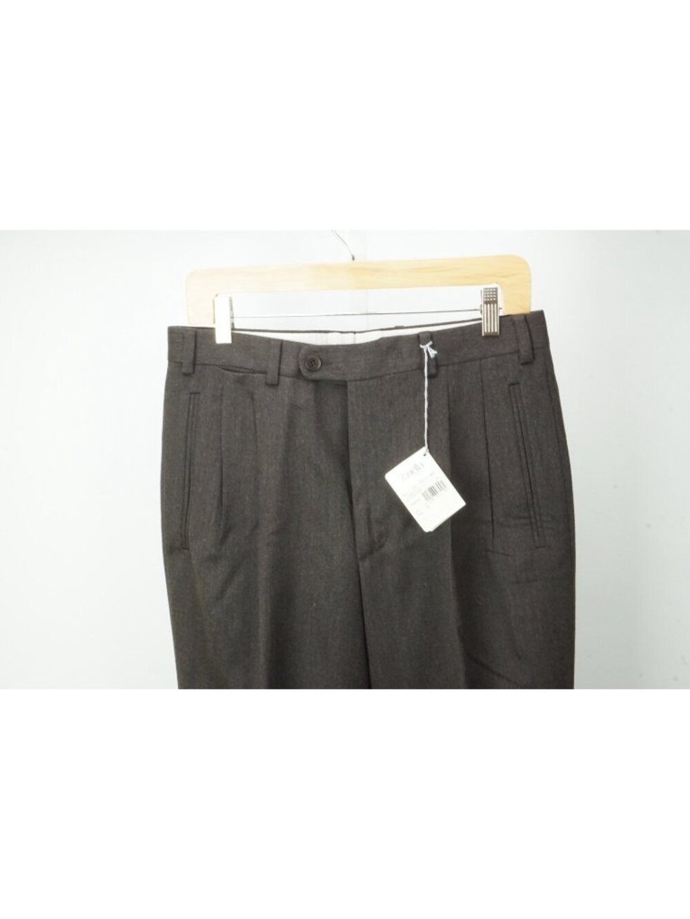 Zanella Giorgio Brown Wool Mens Dress Pants Sz 48 EU BRAND NEW